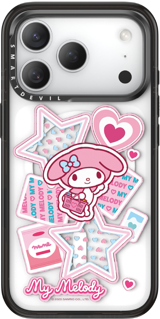 甜蜜收藏（美乐蒂）-透明款MagSafe磁吸手机壳